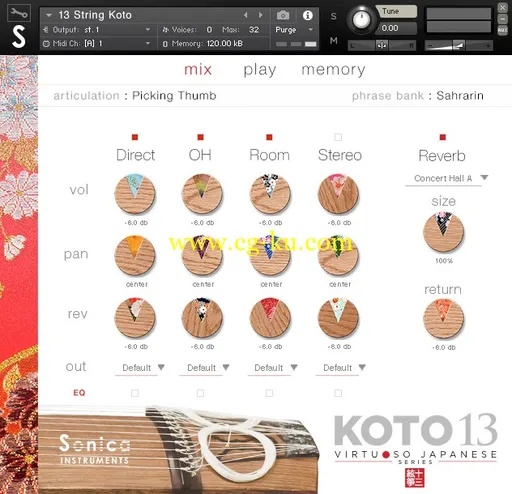 音效下载Sonica KOTO 13 KONTAKT的图片1