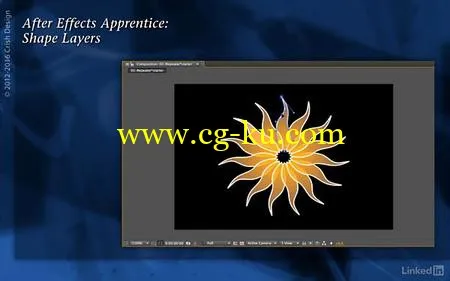 Lynda - After Effects Apprentice 14 Shape Layers (updated Nov 112016)的图片1