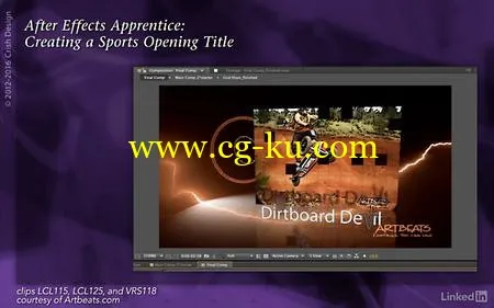 Lynda - After Effects Apprentice 15 Creating a Sports Opening Title (updated Nov 11 2016)的图片1