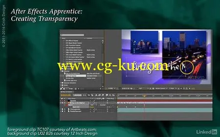 Lynda - After Effects Apprentice 05 Creating Transparency (updated Nov 08 2016)的图片1