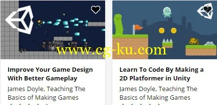 The James Doyle Unity5 2D Tutorial Bundle的图片1