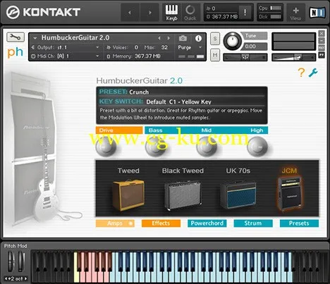 音效下载Pettinhouse HumbuckerGuitar 2.0 KONTAKT REPACK的图片1