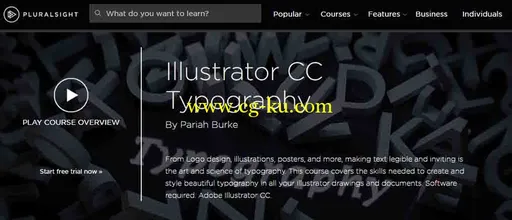 Illustrator CC Typography By Pariah Burke (2016)的图片1