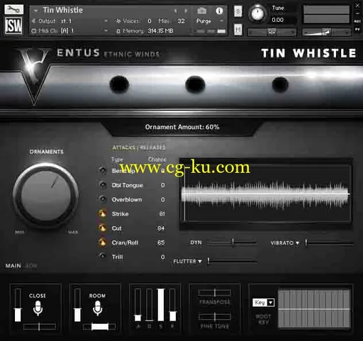 音效下载Impact Soundworks VENTUS Ethnic Winds – Tin Whistle KONTAKT的图片1