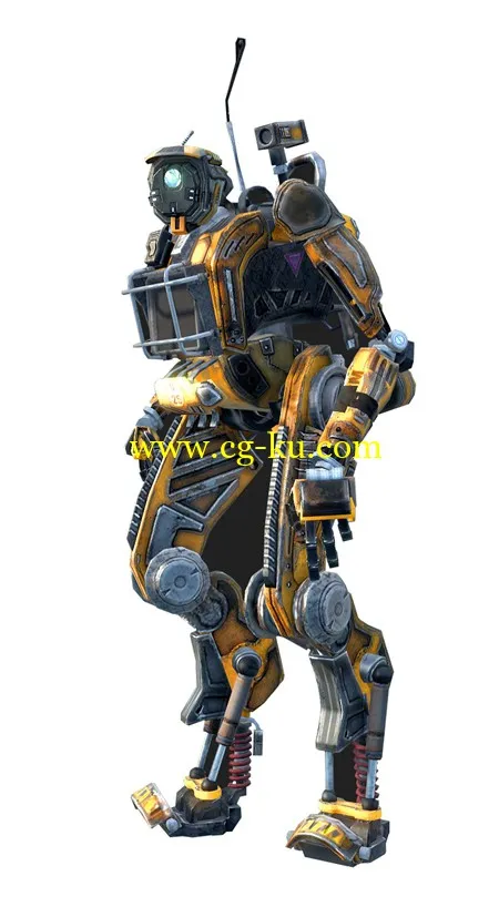 TitanFall Marvin (OBJ with Textures)的图片1