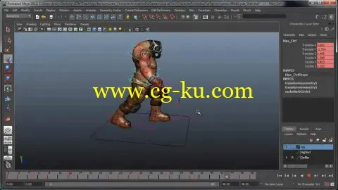 Maya游戏角色动画创建3DMotive – Character Animation for Games Vol.1-4 2013的图片1