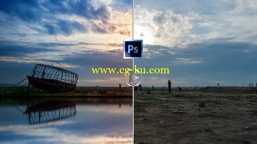 Adobe Photoshop 中的风景图片修饰的图片1