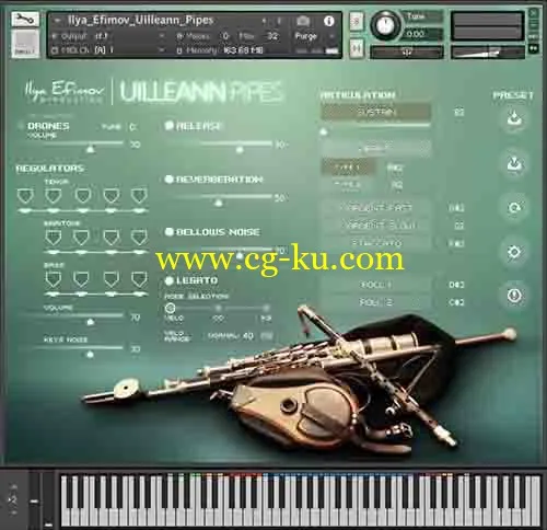 音效下载Ilya Efimov Production Uilleann Pipes KONTAKT的图片1