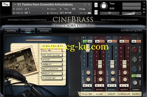 音效下载CineSamples CineBrass Twelve Horn Ensemble KONTAKT的图片1