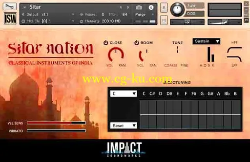 音效下载Impact Soundworks Sitar Nation v2.0 KONTAKT的图片1