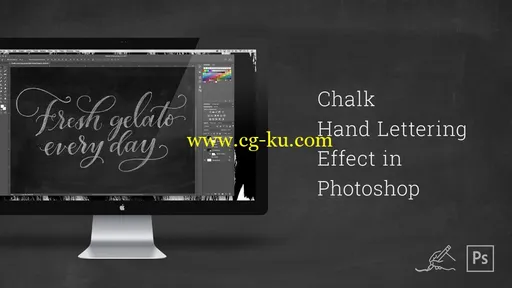 Chalk Hand Lettering Effect in Photoshop的图片1