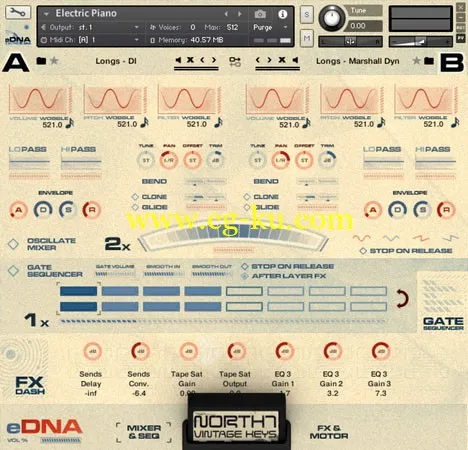 音效下载Spitfire Audio North 7 Vintage Keys KONTAKT的图片1