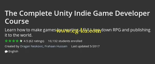 The Complete Unity Indie Game Developer Course的图片1