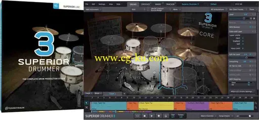 音效下载Toontrack Superior Drummer 3 Factory Content PART 5的图片1