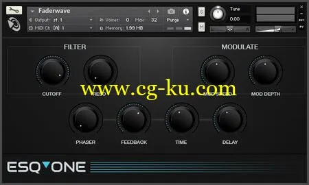 Puremagnetik Esqone Ensoniq ESQ-1 KONTAKT的图片1