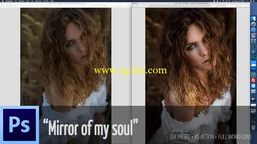 Complete post production workflowfrom Lightroom to Photoshop – Mirror of my soul v2.5的图片1