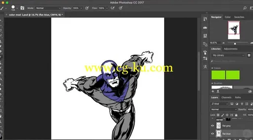 Photoshop CC Coloring Comic Characters的图片1