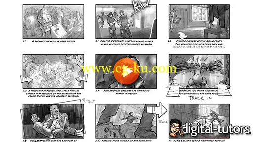 Digital-Tutors – Drawing Storyboards for the Entertainment Industry in Photoshop的图片1