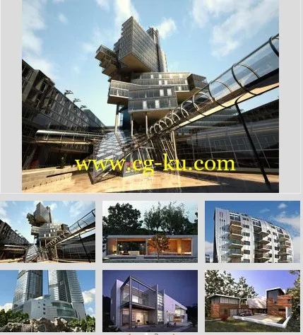 EvermotionArchexteriors for Mental Ray Vol. 1的图片1