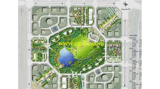 40张广场公园平面图 园林景观设计彩平面素材参考资料的图片2