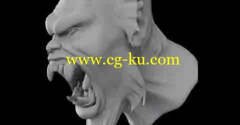 ZBrush雕刻兽头模型的图片1