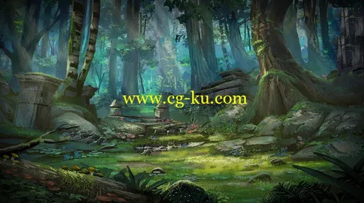 Painting a Fantasy Style Forest by Tyler Edlin的图片1