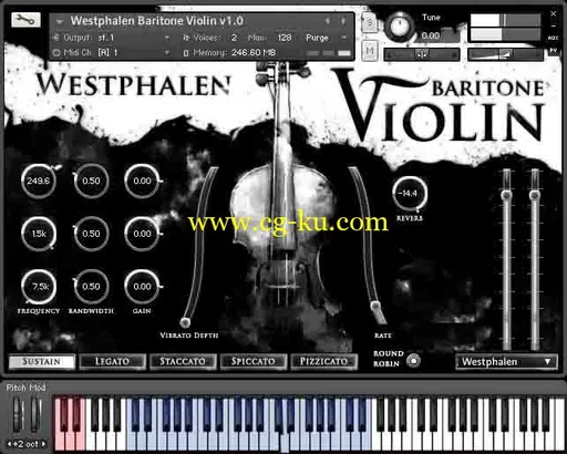 Strezov Sampling Westphalen Baritone Violin KONTAKT的图片1