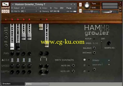 sound DUST Hammr Growler KONTAKT的图片1