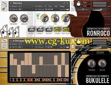 Cinematique Instruments Ronroco 8Ukulele KONTAKT的图片1