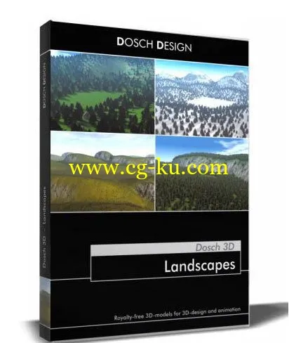 DOSCH 3D Landscapes山体地形模型下载的图片1