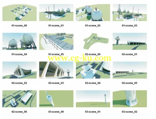 25个工业建筑模型下载的图片1