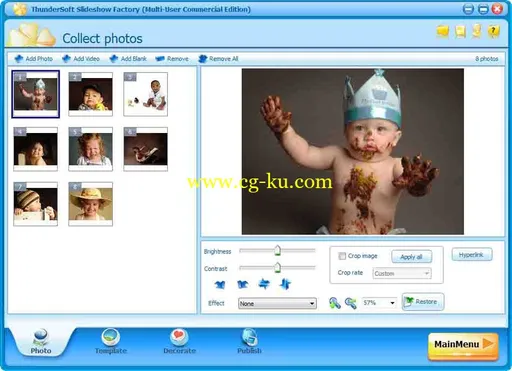 ThunderSoft Slideshow Factory 3.5.5.1的图片1