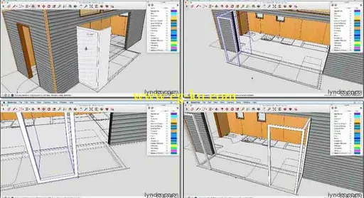 Lynda -SketchUp设计都会着急的小房子的图片1