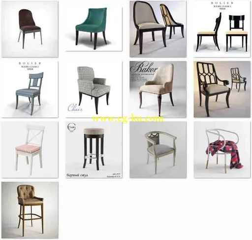 16个3DDD网站椅子模型的图片1
