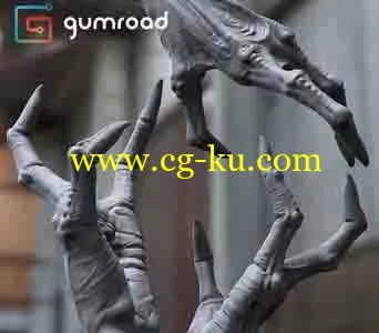 Gumroad - How To Sculpt Creature Hands - Dominic Qwek的图片1