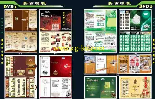 折页模板（4DVD，内含两折页、三折页、四折页等设计模版）的图片3