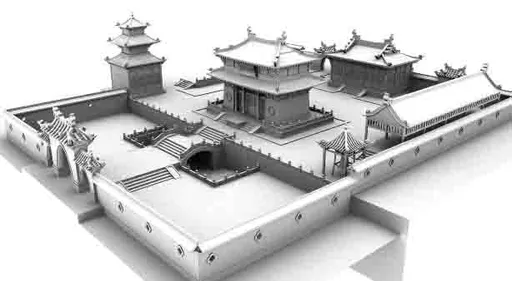 Maya西方古代建筑中式古建集合的图片2