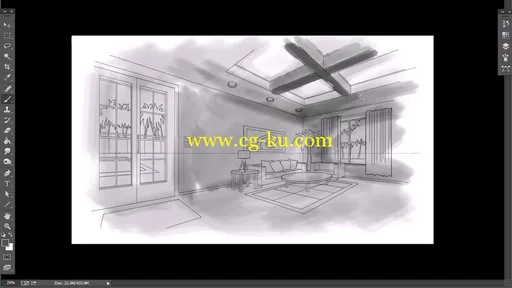 Conceptualizing Interior Designs in Photoshop的图片2