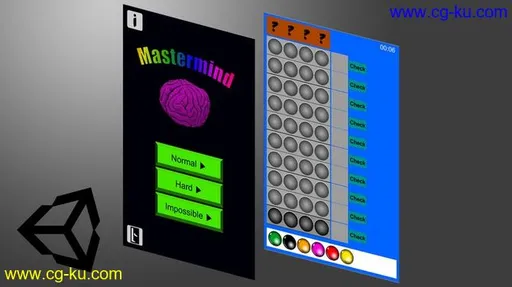 Create your own 2D Mastermind game with the use of the Unity Engine的图片1