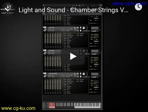 Light and Sound Chamber Strings 2 KONTAKT的图片1