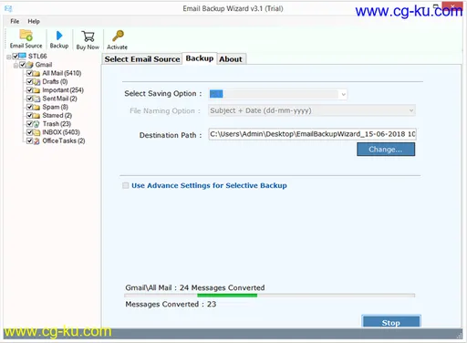 ZOOK Email Backup Wizard 6.7的图片1