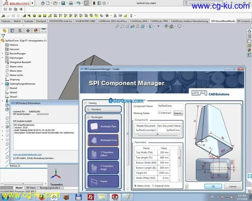 SPI SheetMetalWorks 2018.0 (2019.0)的图片2