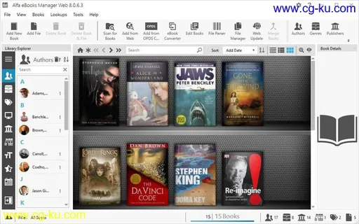 Alfa eBooks Manager Pro / Web 8.4.35.1 Multilingual的图片1