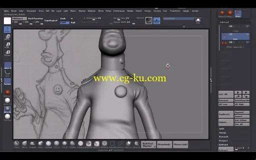 Creating a Cartoon Scientist in ZBrush的图片3