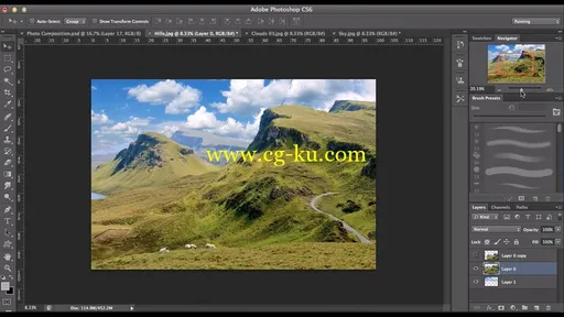 Creating and Animating a Matte Painting in Photoshop and After Effects的图片2