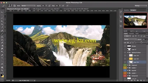 Creating and Animating a Matte Painting in Photoshop and After Effects的图片3