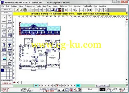 HomePlanSoft Home Plan Pro 5.5.4.1的图片1