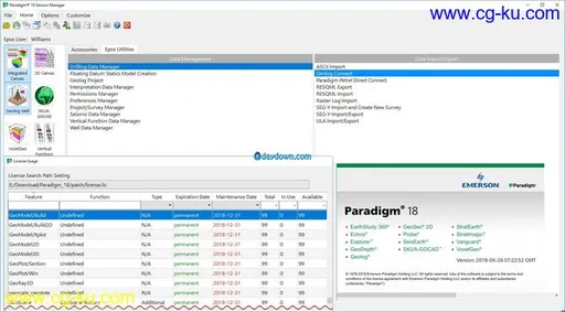 Emerson Paradigm 18 build 2018.06.28的图片2