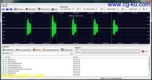 3delite MP3 Silence Cut 1.0.5.10的图片1