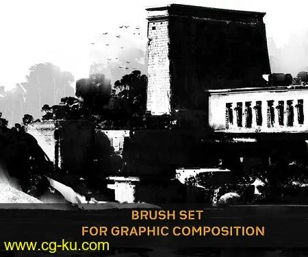 Artstation – Brush Set For Graphic Composition with Sathish Kumar的图片1